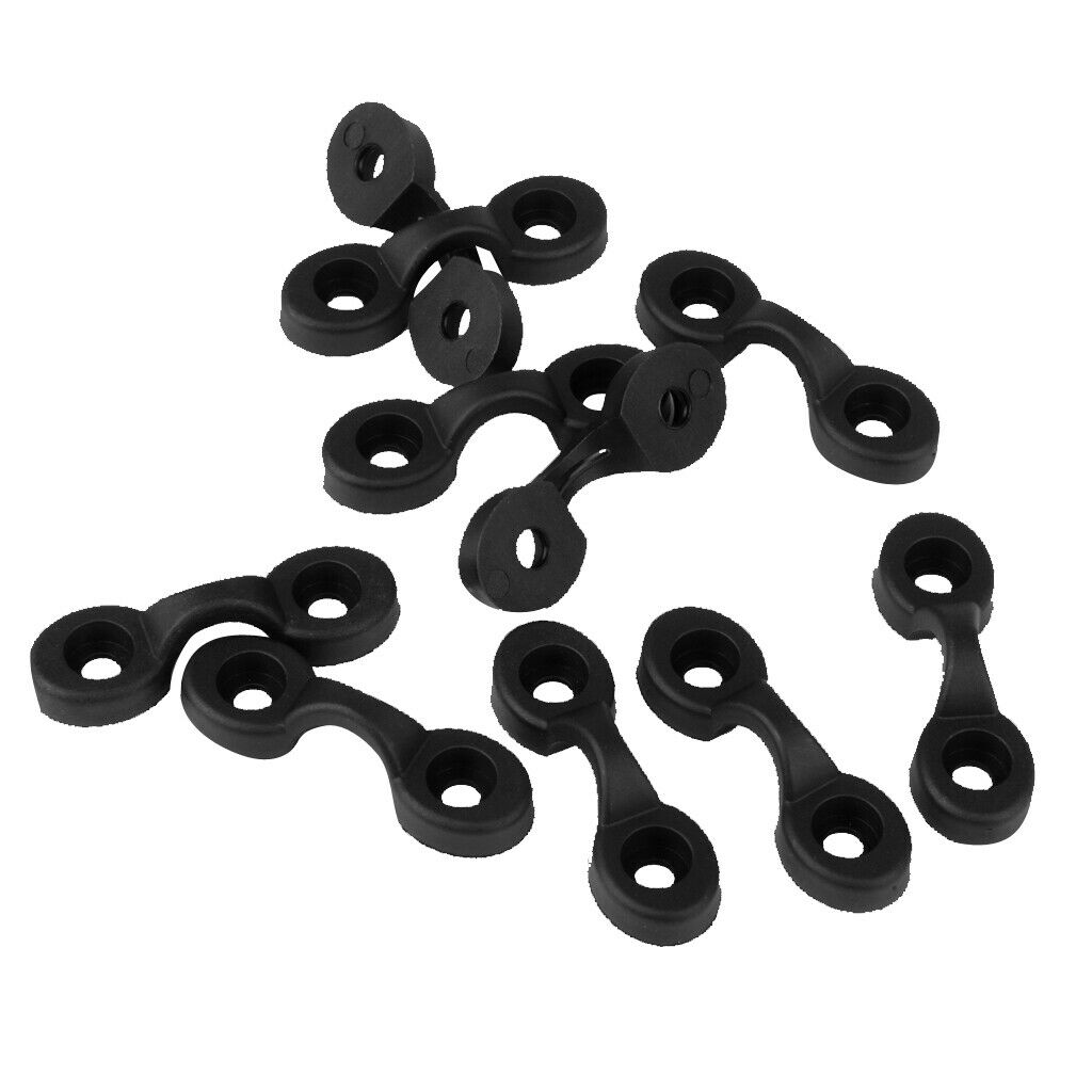 10x Canoe Kayak Deck Pad Eyes Loops Rigging Fishing Hardware Safe Accessory