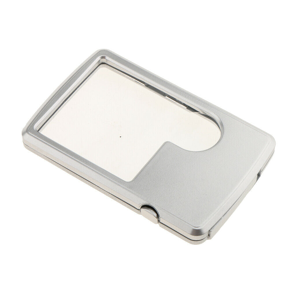 3X 6X LED Magnifier Watch Jewelry Repair Magnifying Glass Loupe For Reading