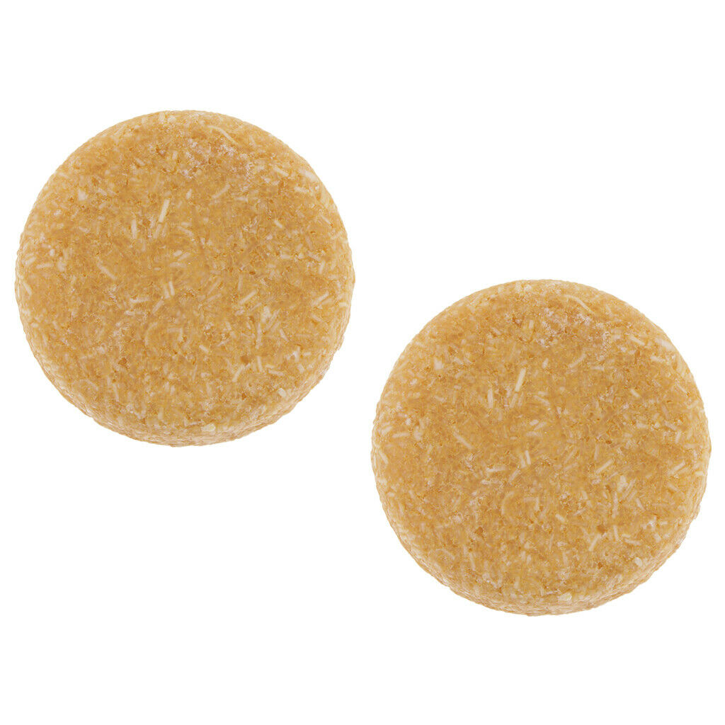 2pcs 55g Handmade Hair Shampoo Soap Natural Dry Hair Care Wash Shampoo Honey