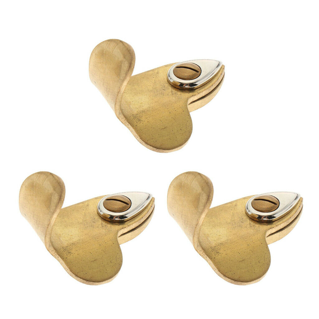 Lots 3 Golden Saxophone Thumb Hook Rest Wind Tool Practice Parts Accessory