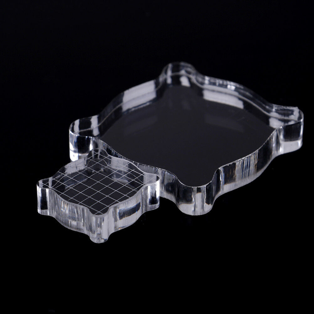 Handmade transparent scrapbook clear stamp pad DIY tool acrylic block  Jf.l8