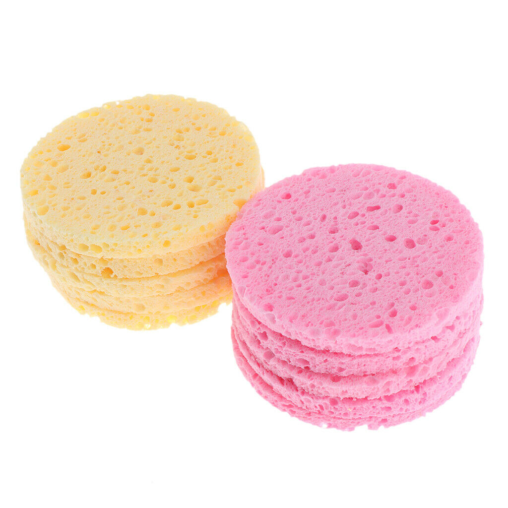 10 Pieces Face Sponge Face Cleansing Sponge, Make-up Removal,
