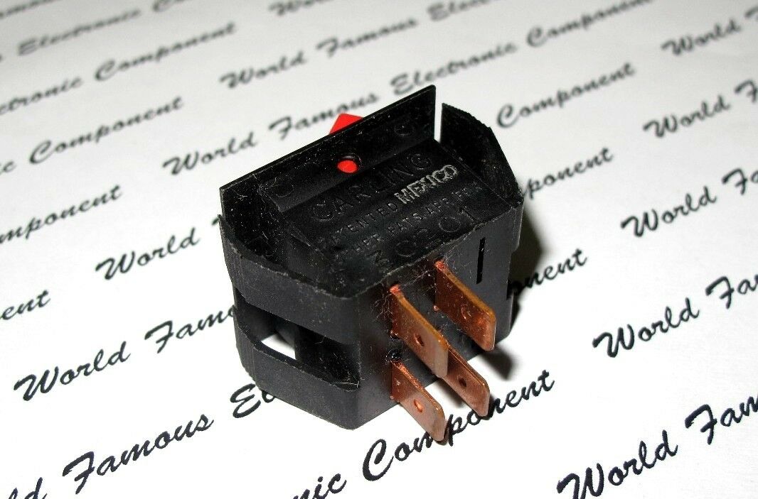 1pcs - CARLING 5A 250V - 10A 125V 1/2HP ON-OFF Rocker Switch - Toggle Switch