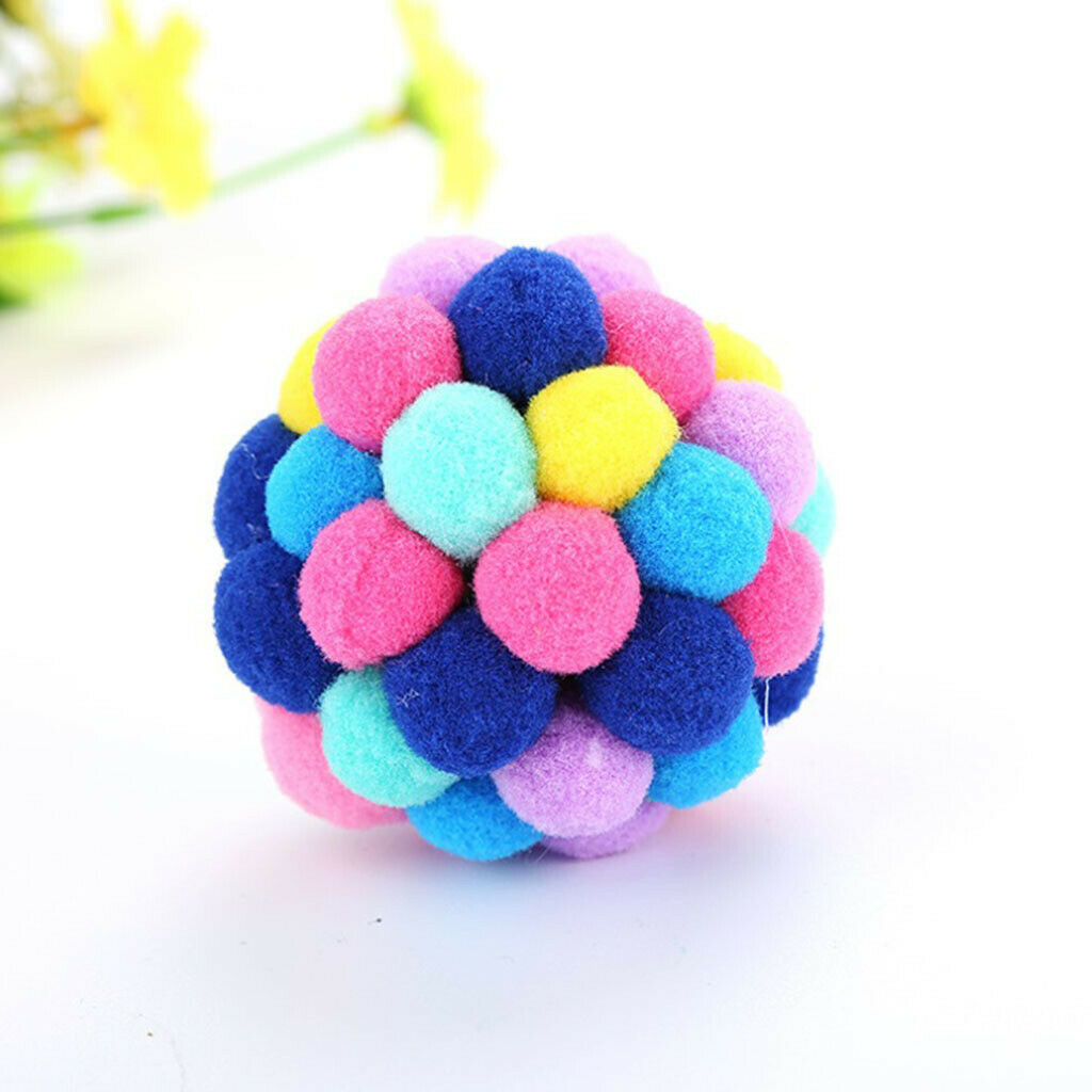 Cat Cat Ball Toys Assorted Color Pet Catch Exercise Chew Chaser S