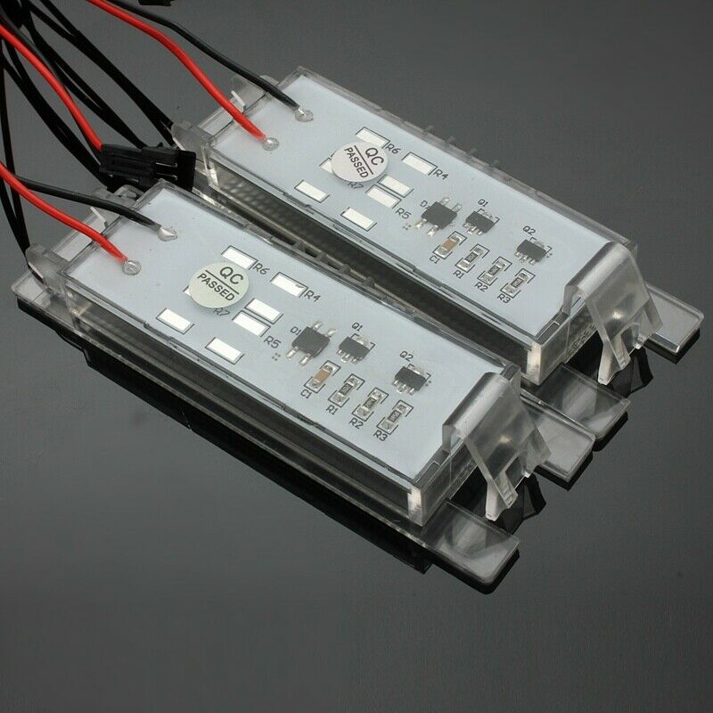 2Pcs 18 LED Car License Plate Light Lamp For Opel/Vauxhall/Corsa/Zafira 7000K
