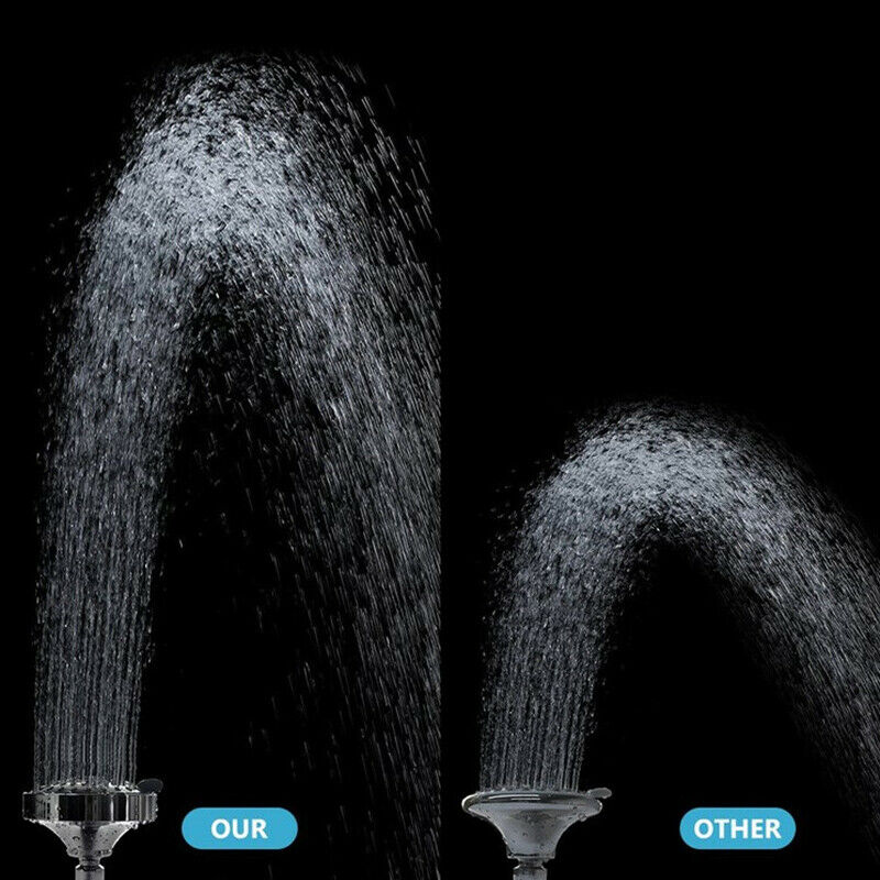 Home Shower Head High Pressure 4 Inch 5-setting Adjustable Shower Head Top Sp FT