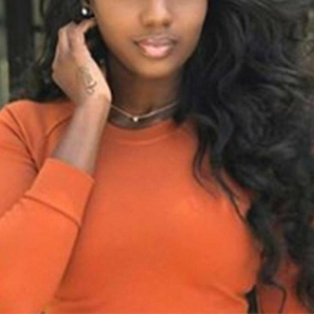 Womens Full Wig Brazilian Remy Hair Body Wave Silk Hair Wigs Black