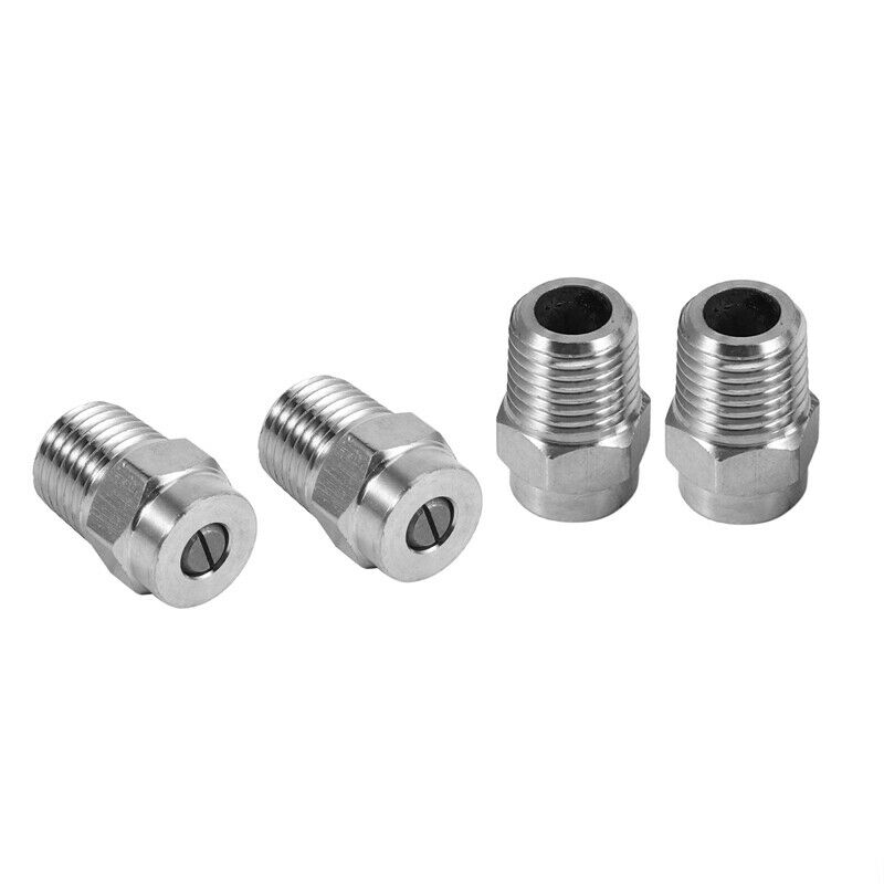 4 Pcs Pressure Washer Surface Cleaner Nozzle Replacement Thread Type Spray NozG8