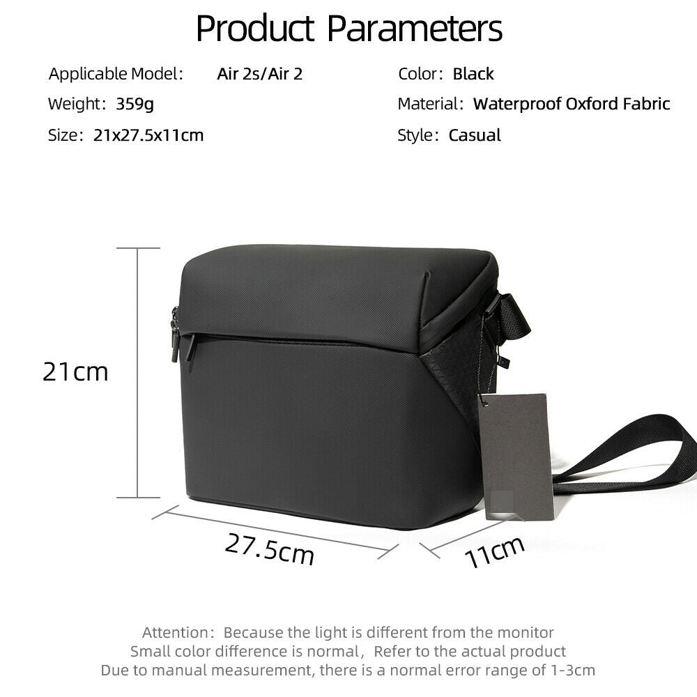 For DJI Mavic Air 2 2S Shoulder Bag Waterproof Travel Backpack Carrying Case