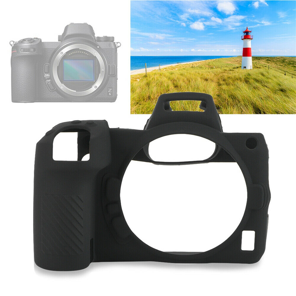 Soft Silicone Camera Case Cover Protector for Nikon Z7 Z6 Mirrorless Camera NEW