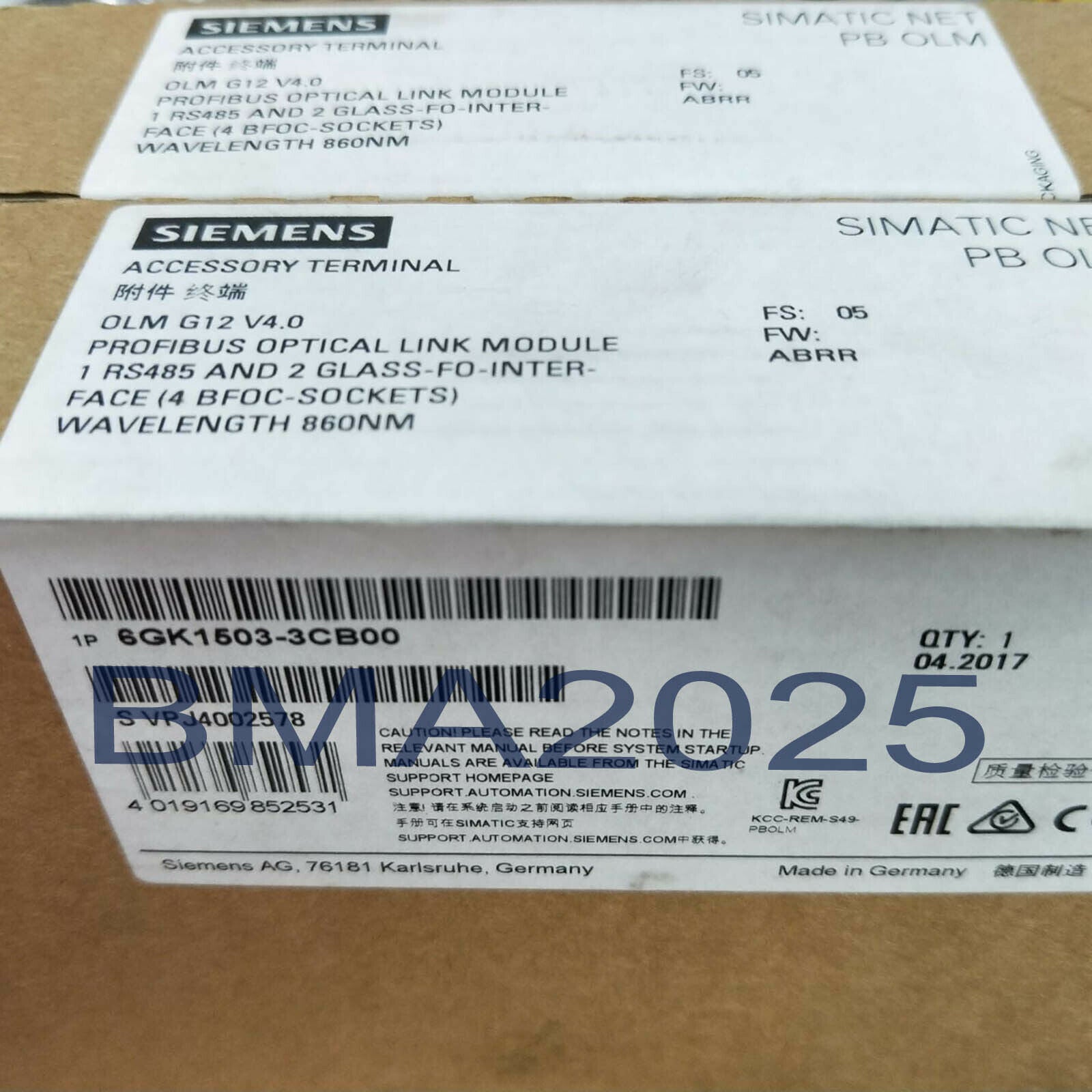 1PC New 6GK1503-3CB00 6GK1 503-3CB00 1year warranty DHL free ship SM9T