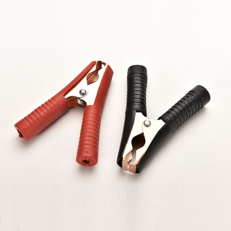 2Pcs Electrical Crocodile Alligator Car Battery Test Lead Clips 90mm 100A E WF