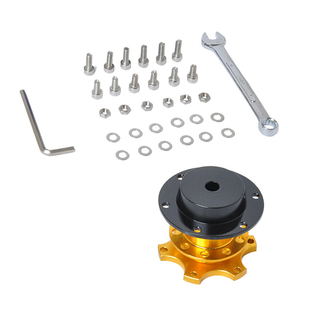 Universal Steering Wheel Quick Release Hub Adapter and Wrench