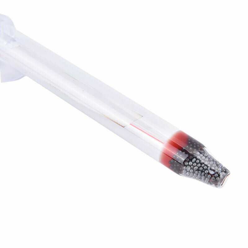 New Glass Meter Aquarium Fish Tank Water Temperature Thermometer Suction  Kt