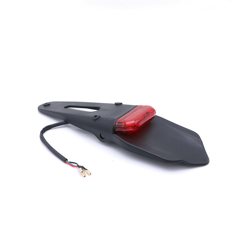 Sports Running Red LED Rear Fender Motorcycles Tail Light Off-road Dirt Bike