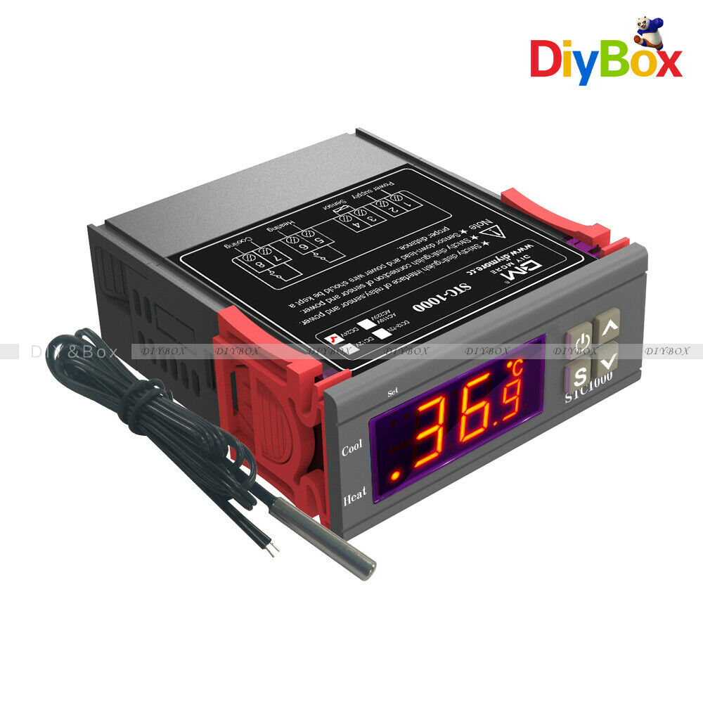 DC 24V STC-1000 Digital Temperature Control Controller Sensor All-Purpose Probe