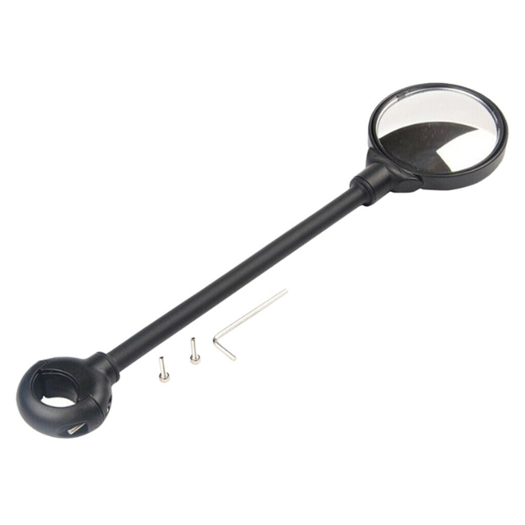 Bike Mirror Adjustable Bicycle Rearview Handlebar for Dia. 22-27 Handlebar
