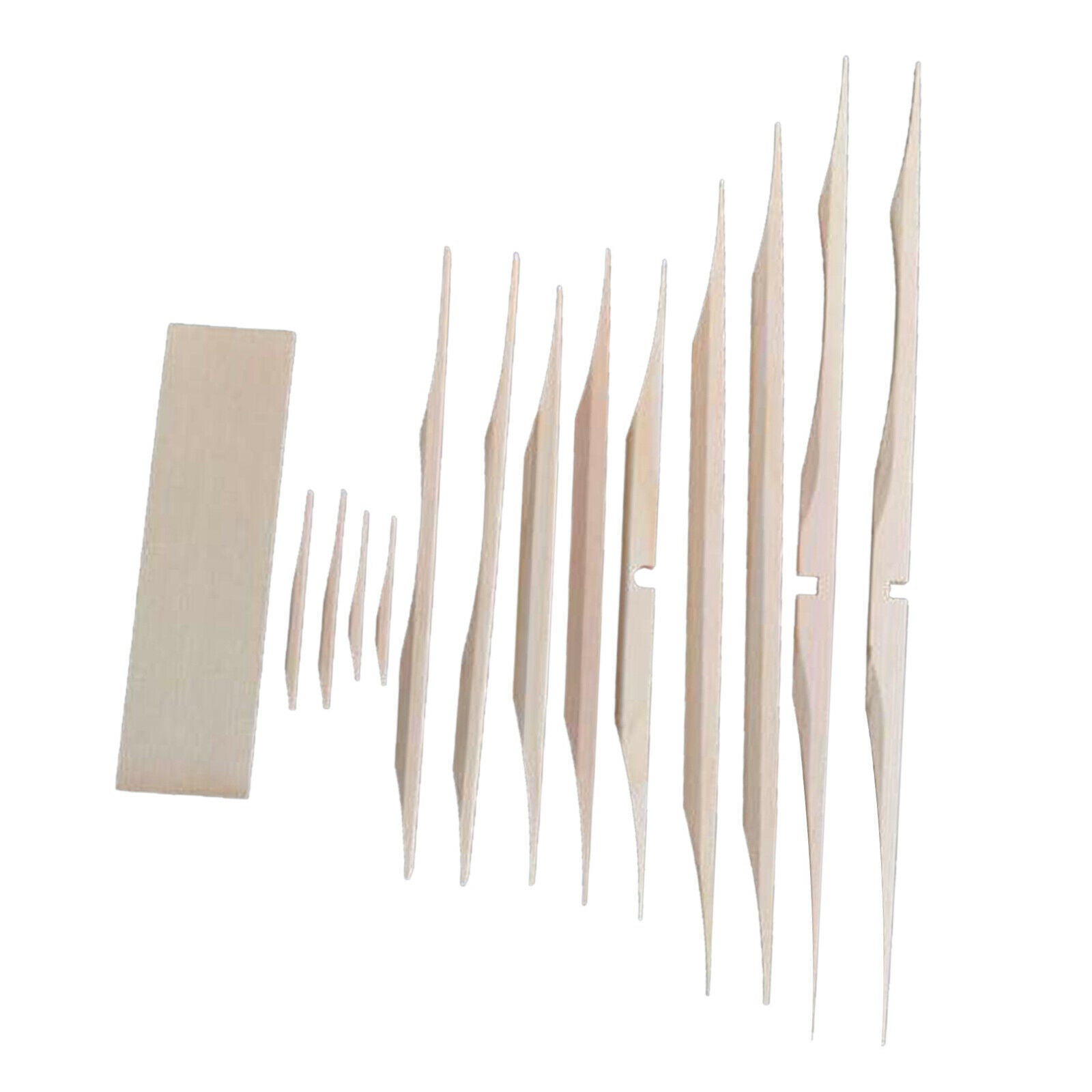 12pcs Guitar Tool Spruce Bracewood Kit for Acoustic Guitar Parts
