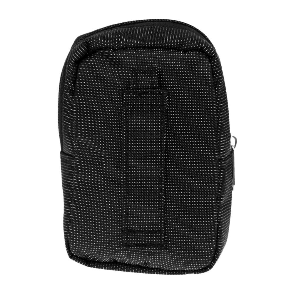 Portable Canvas Golf Ball Holder Bag Pouch Accessories Black Tees Golfer