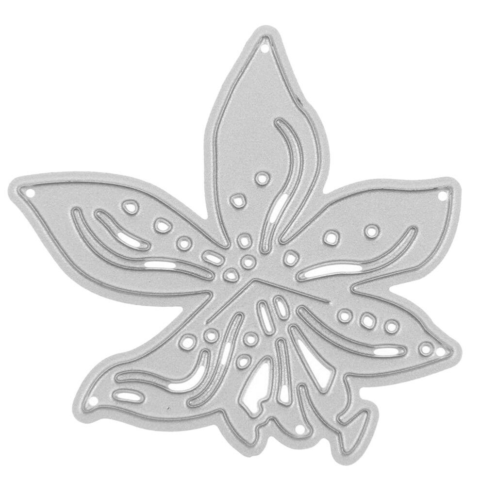 Cutting Dies Metal Stencil Scrapbooking Embossing Art Crafts Bauhinia Decor