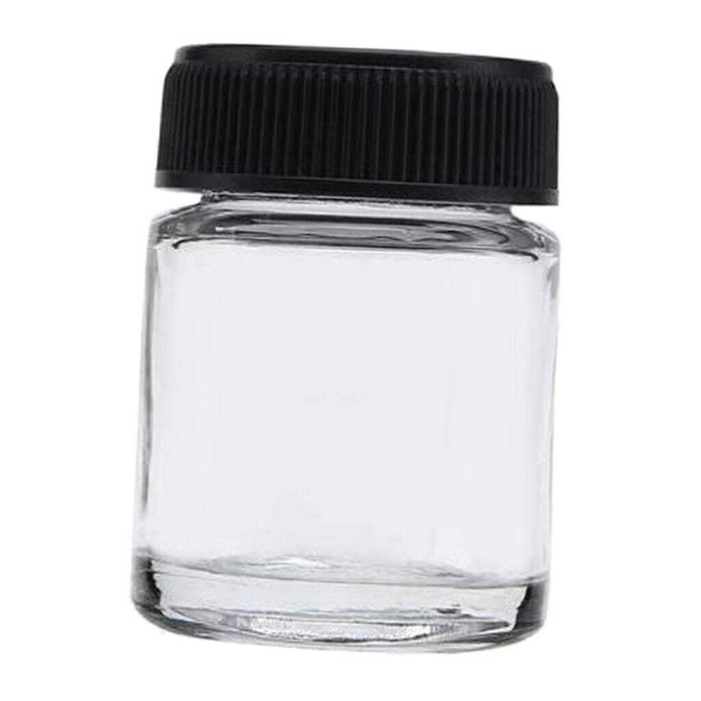 3/4oz Airbrushes Glass Jar Bottles Replacement Paint Bottles Container