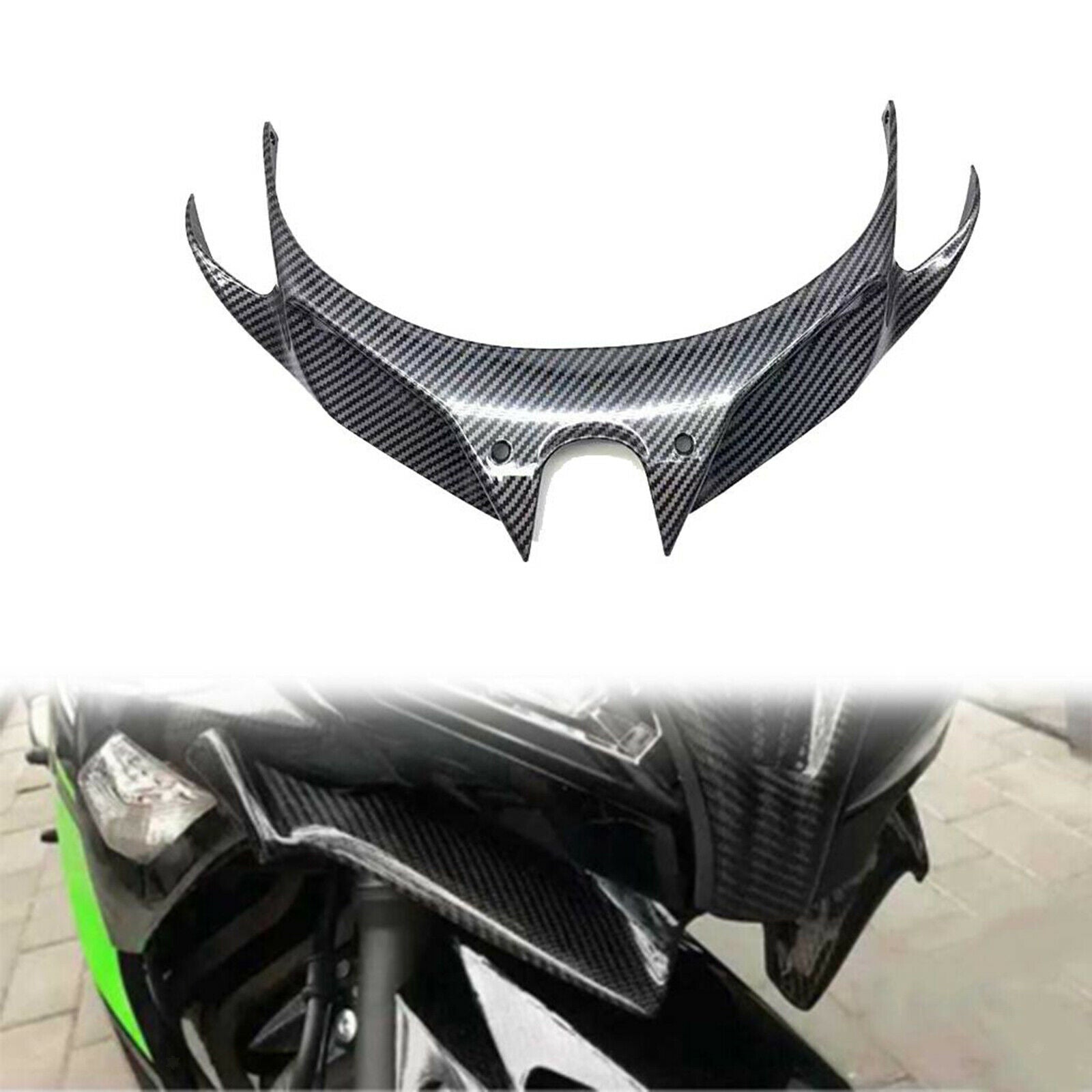 Front Aerodynamic Winglet Guard Cover for Kawasaki   250 400 2018-2020