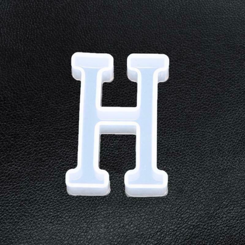 26 Pcs/set Crystal Epoxy English Letters Alphabet Silicone Mould DIY Handmade UV