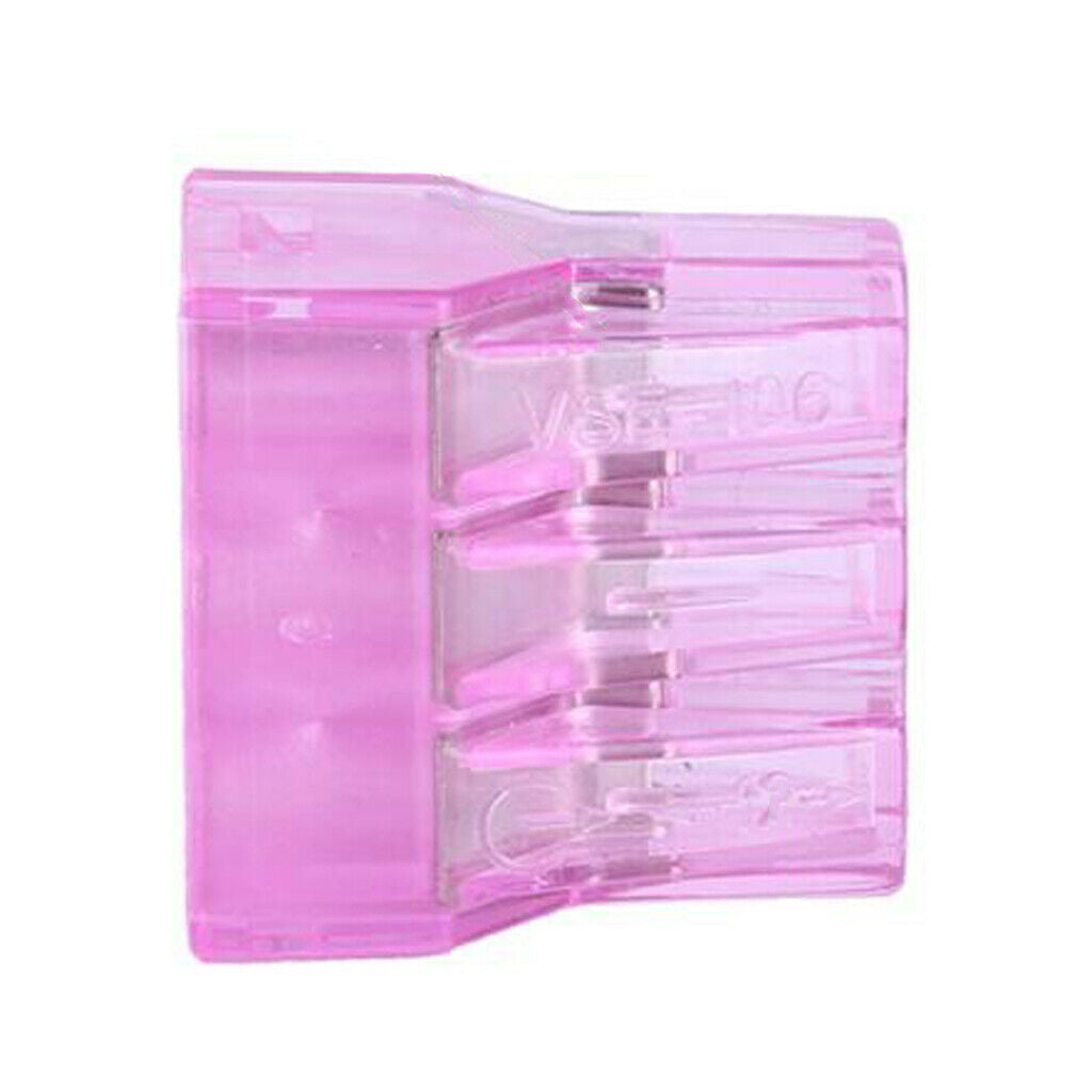 20 Pieces VSE-106CH Push In Electrical Wire Cable Lead Connector 6 Port Terminal