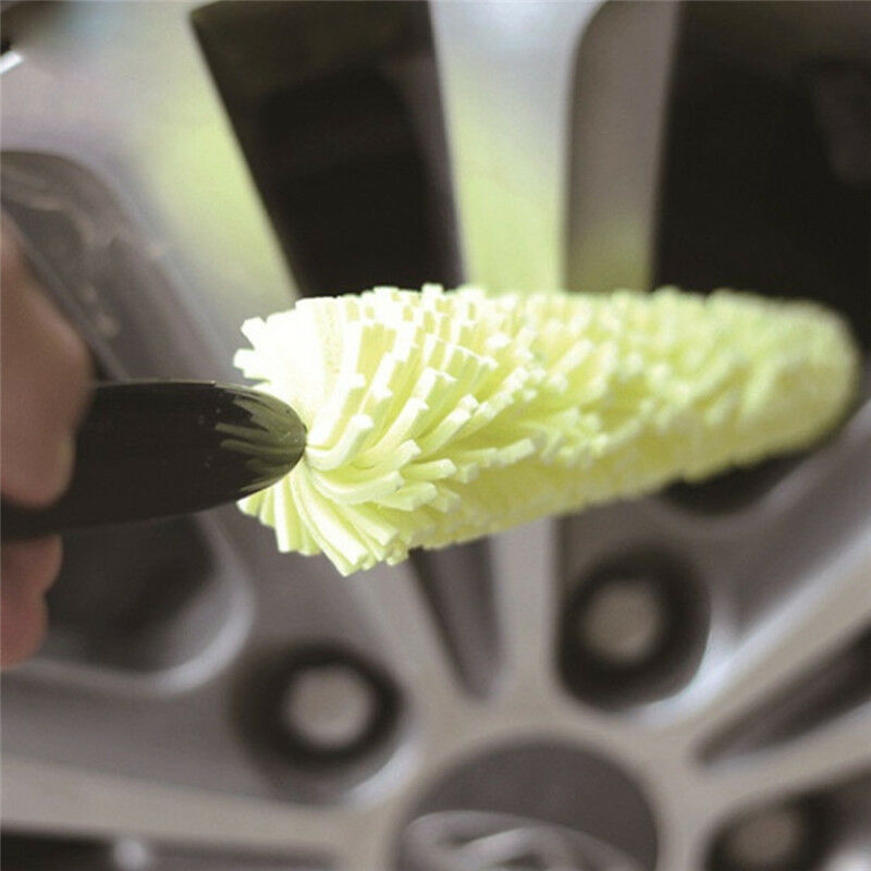 Car Wheel Brush Plastic Handle Cleaning Brush Wheel Rims Tire Washing Bru.l8