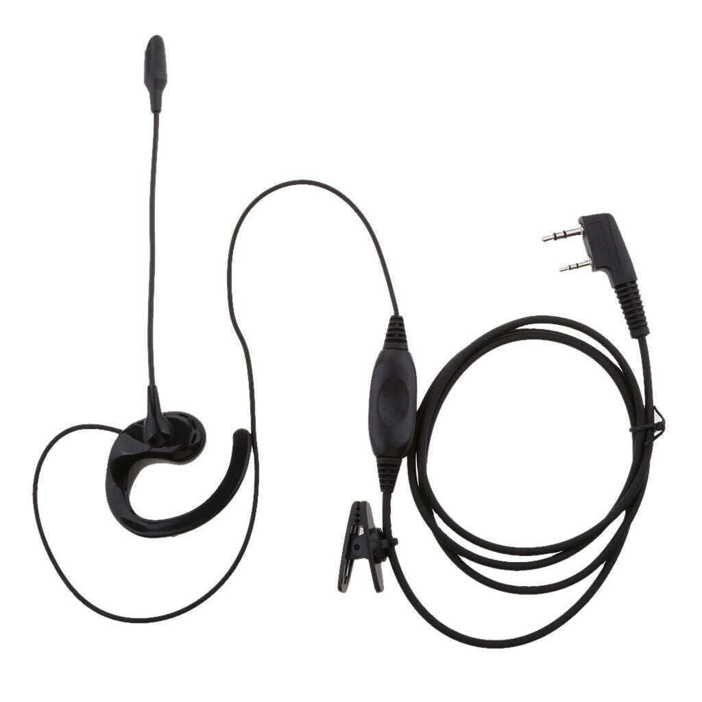 Headset / Earpiece   PTT   Mic   For   Kenwood   Radio   Baofeng   Walkie