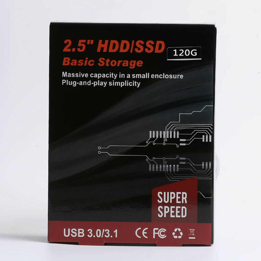 Aluminum 120G 2.5" USB 3.0 Hard Drive Disk HDD SATA for Laptop Desktop
