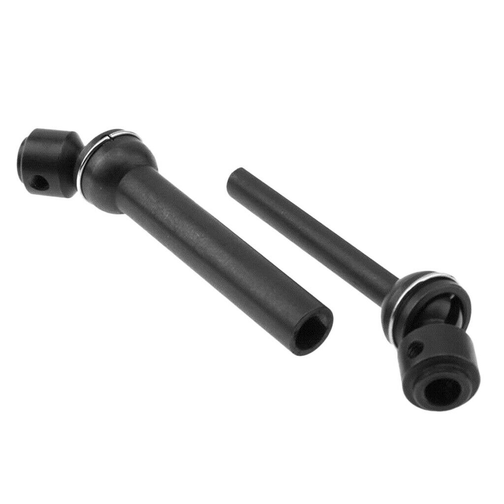 Pair of RC Metal Drive Shaft Parts for SCX10 RC4WD D90 Parts Accessory Black
