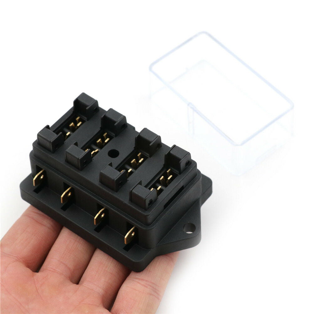 4 Way Car Vehicle Circuit Standard ATC Automotive Blade Fuse Box Block Hol Tt