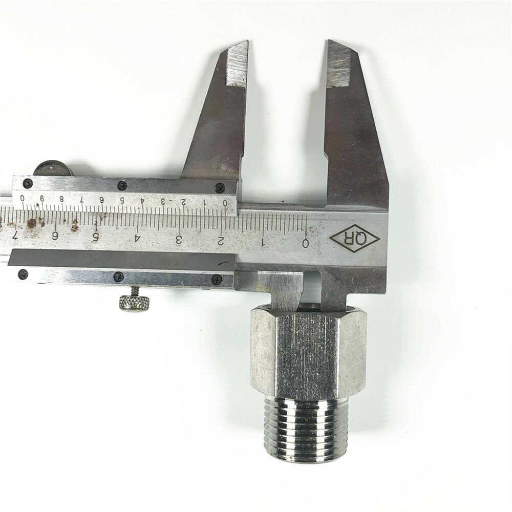 304 Stainless Steel M20x1.5mm Male to 1/2" Female NPT Thread Adapter Coupler
