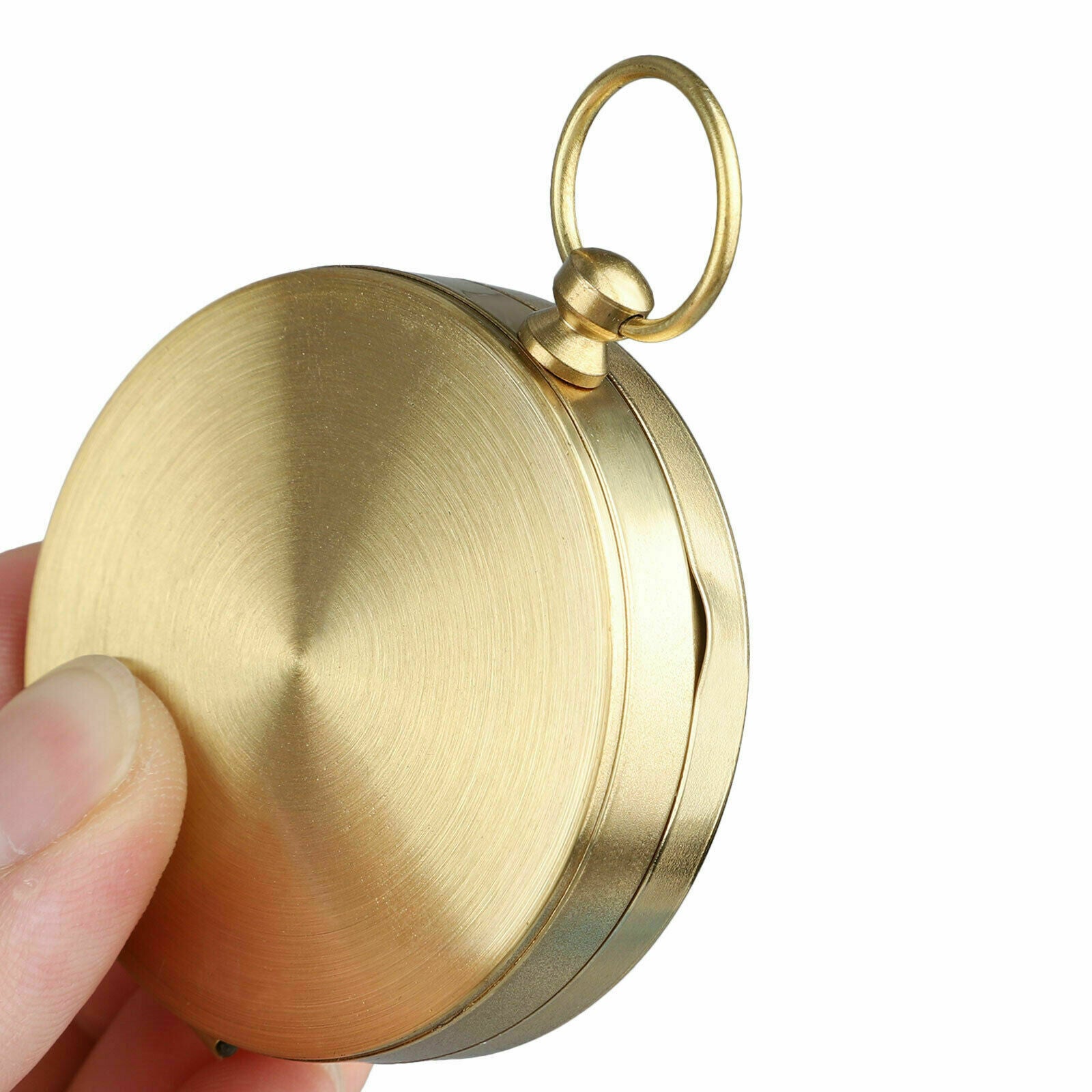 Portable Classic Brass Survival Camping Compass Outdoor Hiking Pocket Watch Map/