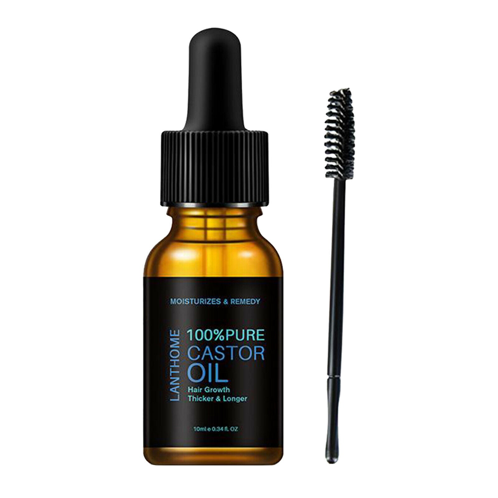 Hair Regrow 100% Pure Castor Oil Hair Essential for Eyelashes Growth Thicker