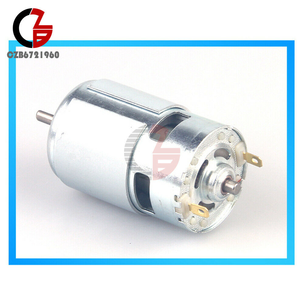 DC 12V 12000RPM High Speed Gear Motor 775 Large Torque For Electronic Toys Robot