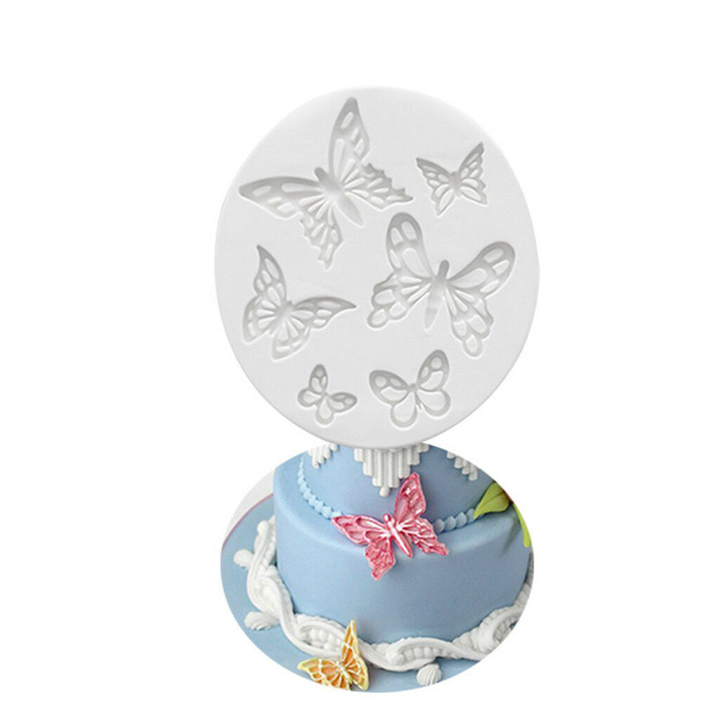sugar craft butterfly silicone mold fondant cake decor tool chocolate mol.l8