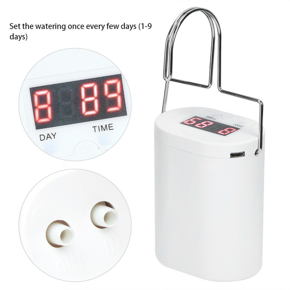 Intelligent Automatic Drip Irrigation Plant Kit Self Watering Timer USB Garden