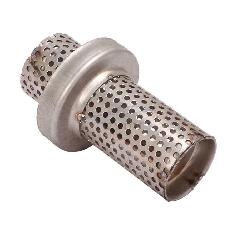 1PCS 61mm /100mm Universal Stainless Steel Motorcycle Exhaust Pipe Silencer
