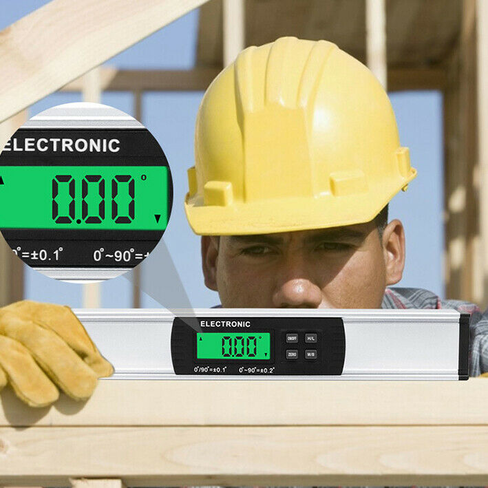 2X(IP54 Electronic Spirit Level Digital Display Spirit Level Spirit Level IV8J2)
