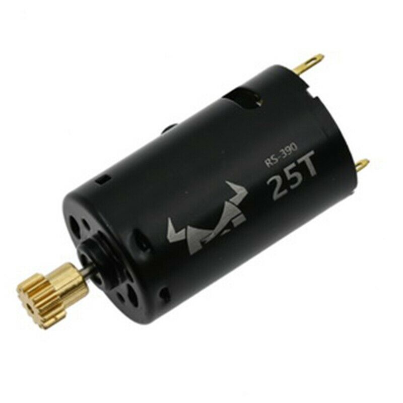 4X(390 Motor with Motor Heatsink Metal Gear Upgrade Parts for MN86 RC Car J2Y7)