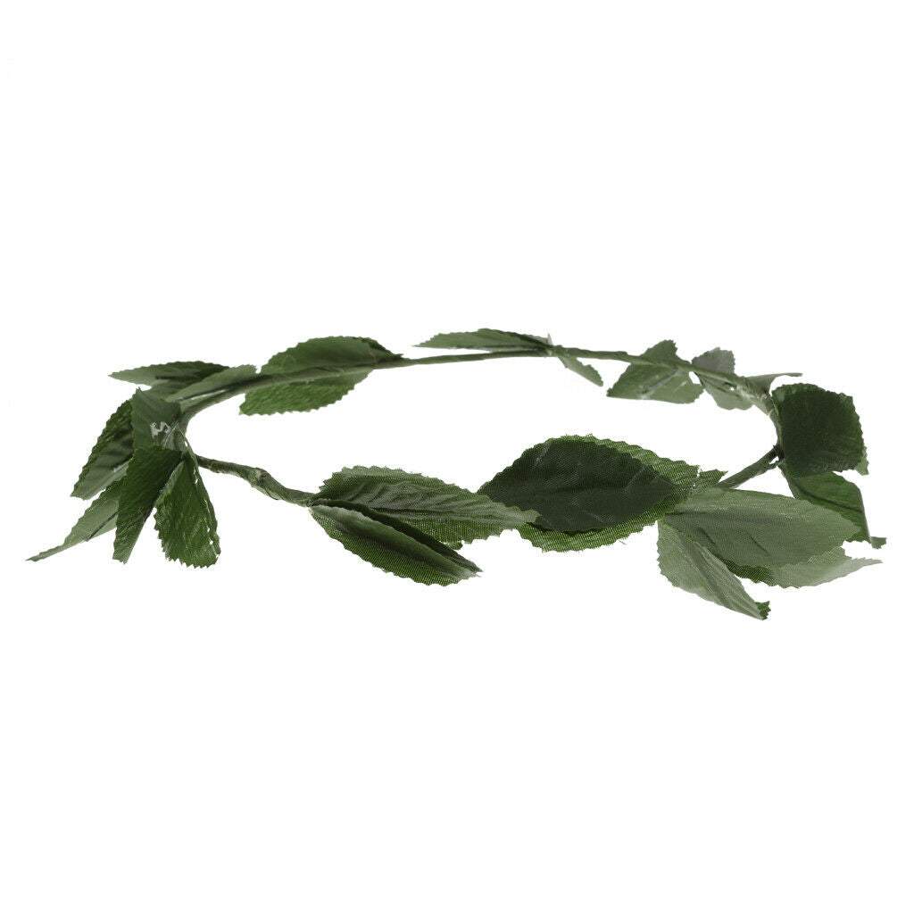 6pcs Lot Women Ladies Roman Greek Goddess Green Leaf Laurel Caesar Wreath