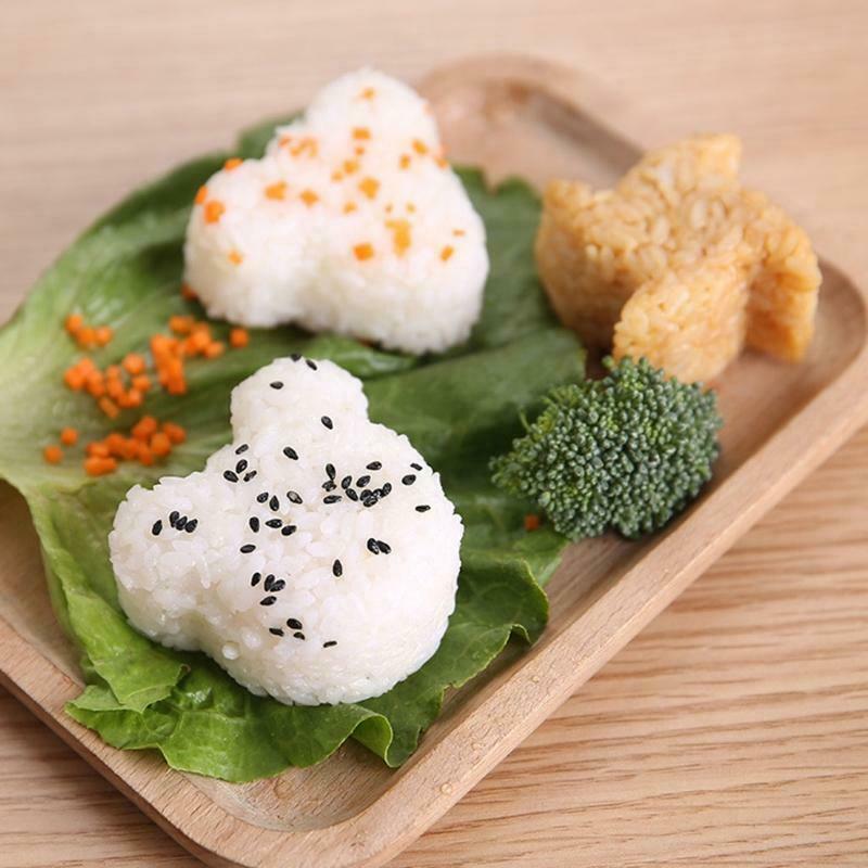 4 Pcs High Cost Performance Non-stick Sushi Molds Picnic Kitchen for Bento Boxed