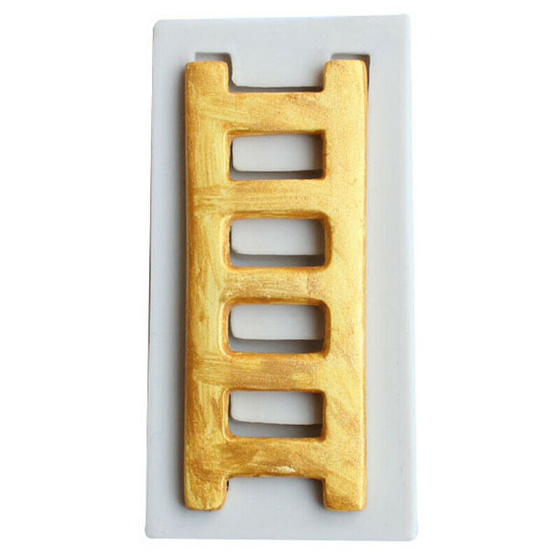 Ladder Fondant Silicone Mold Biscuits Chocolate Mould Cake Decorating Too.l8