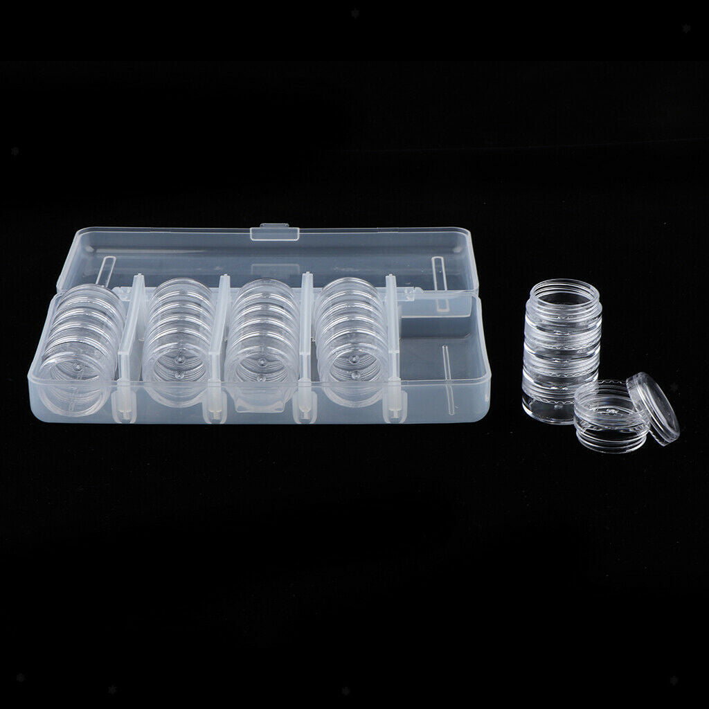 25 Slot  Jars Diamond Bead Storage Container