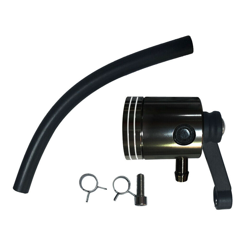 Motorcycle Brake Master Cylinder Fluid Reservoir Clutch Tank Oil Cup Black