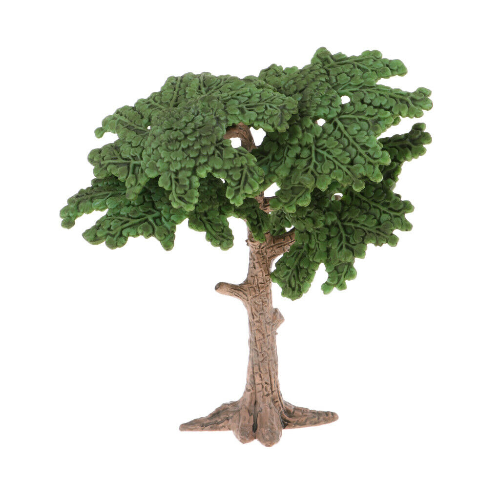 Dark Green Scenery Cypress Pine Trees Train Railroad Sand Table LAYOUT