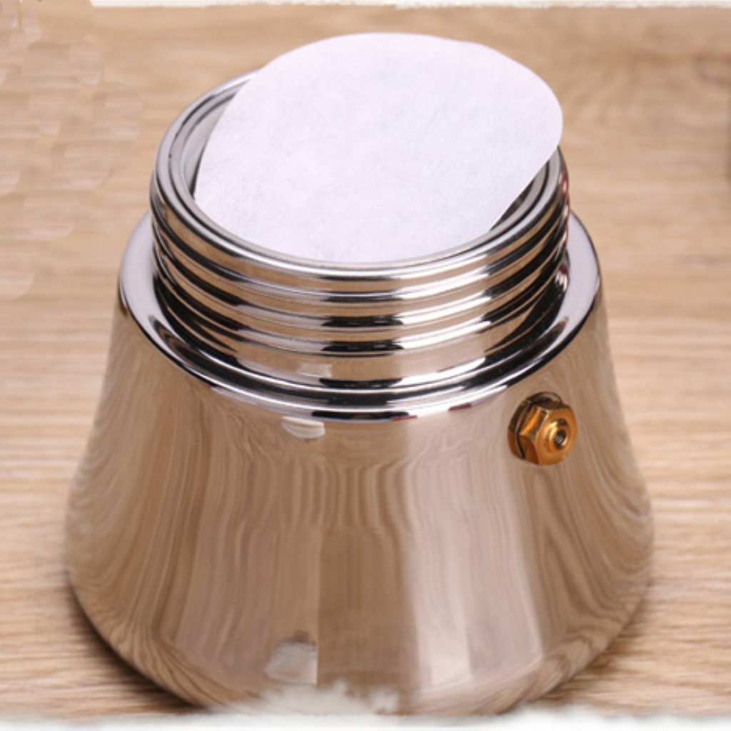 100 Pieces Disposable Coffee Filter Papers, Helps to Remove Bitter Grounds and