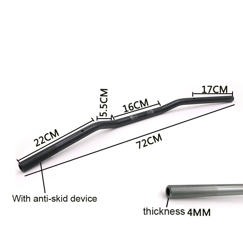 Universal 7/8" 22mm Drag Style Bar Gray Handlebar Motorcycle Tracker Custom XV